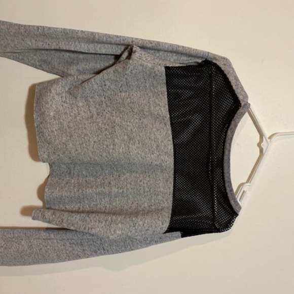 Pink Grey Loose Long Sleeve - Picture 2 of 2